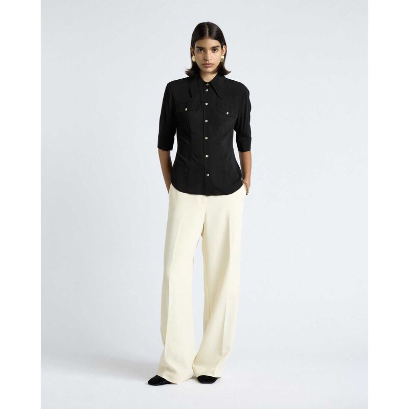 Cue Short Sleeve Fitted Shirt image number 3